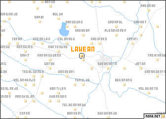 map of Lawean