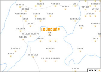 map of Lawgawre