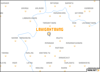 map of Lawigahtawng