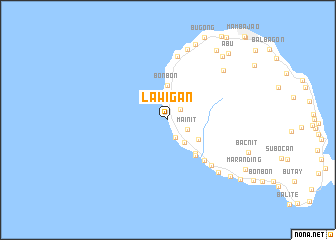 map of Lawigan