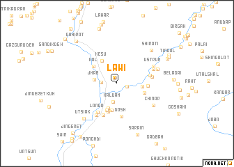 map of Lāwi