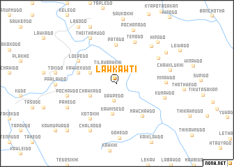 map of Lawkawti