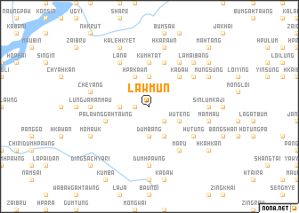 map of Lawmun