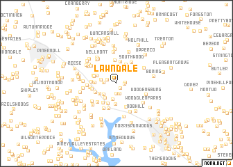 map of Lawndale