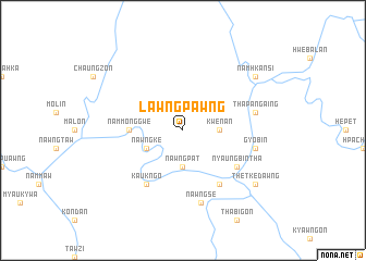 map of Lawngpawng