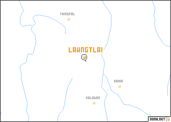 map of Lawngtlai