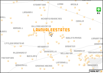 map of Lawnvale Estates