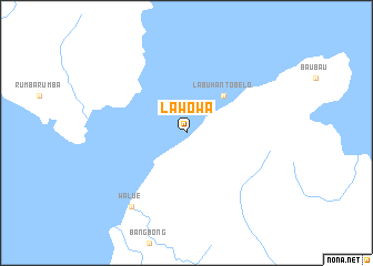 map of Lawowa