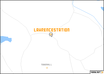 map of Lawrence Station