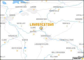 map of Lawrencetown