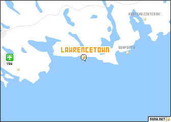 map of Lawrencetown