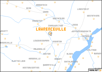 map of Lawrenceville