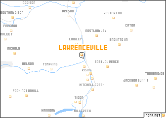 map of Lawrenceville