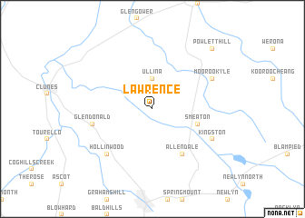 map of Lawrence