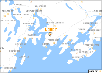 map of Lawry