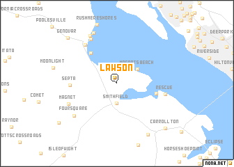 map of Lawson
