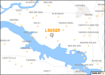 map of Lawson
