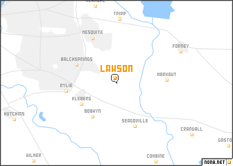 map of Lawson