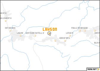 map of Lawson