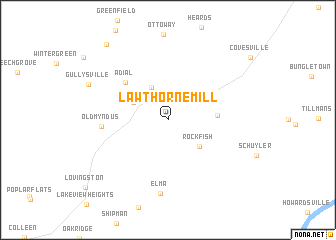 map of Lawthorne Mill