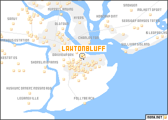 map of Lawton Bluff