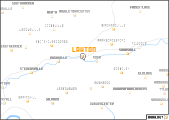 map of Lawton