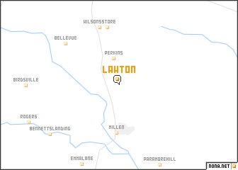 map of Lawton