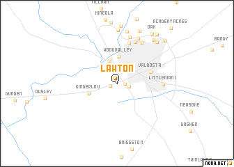 map of Lawton