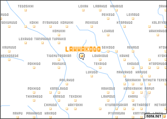 map of Lawwakodo