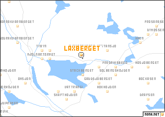 map of Laxberget