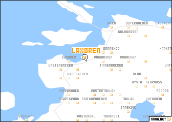map of Laxören