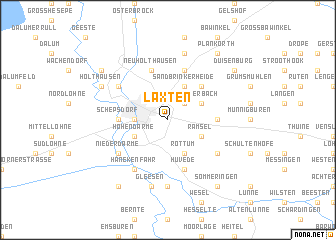 map of Laxten