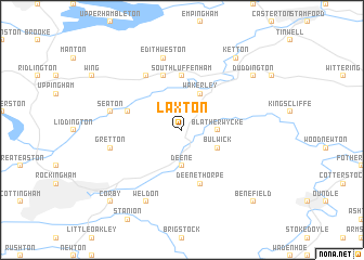 map of Laxton