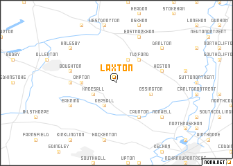 map of Laxton