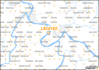 map of La Xuyên