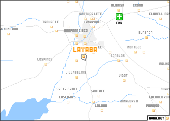 map of La Yaba