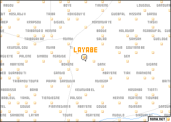 map of Layabé