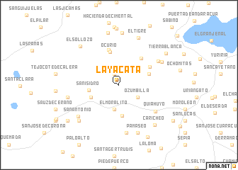 map of La Yacata