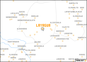 map of La Yagua