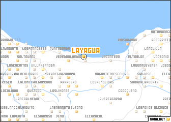 map of La Yagua