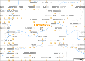map of La Yamayá