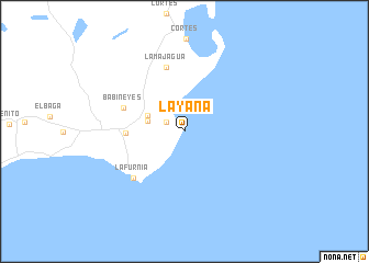 map of La Yana