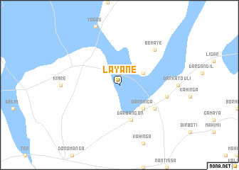 map of Layane