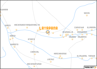 map of La Yapana