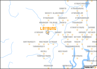 map of Layaung