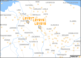 map of La Yaya