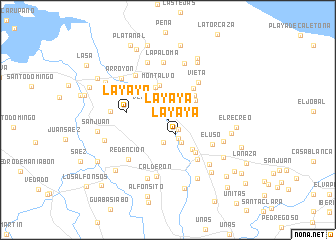 map of La Yaya