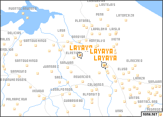 map of La Yaya