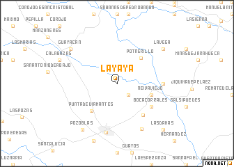 map of La Yaya