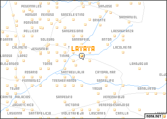 map of La Yaya